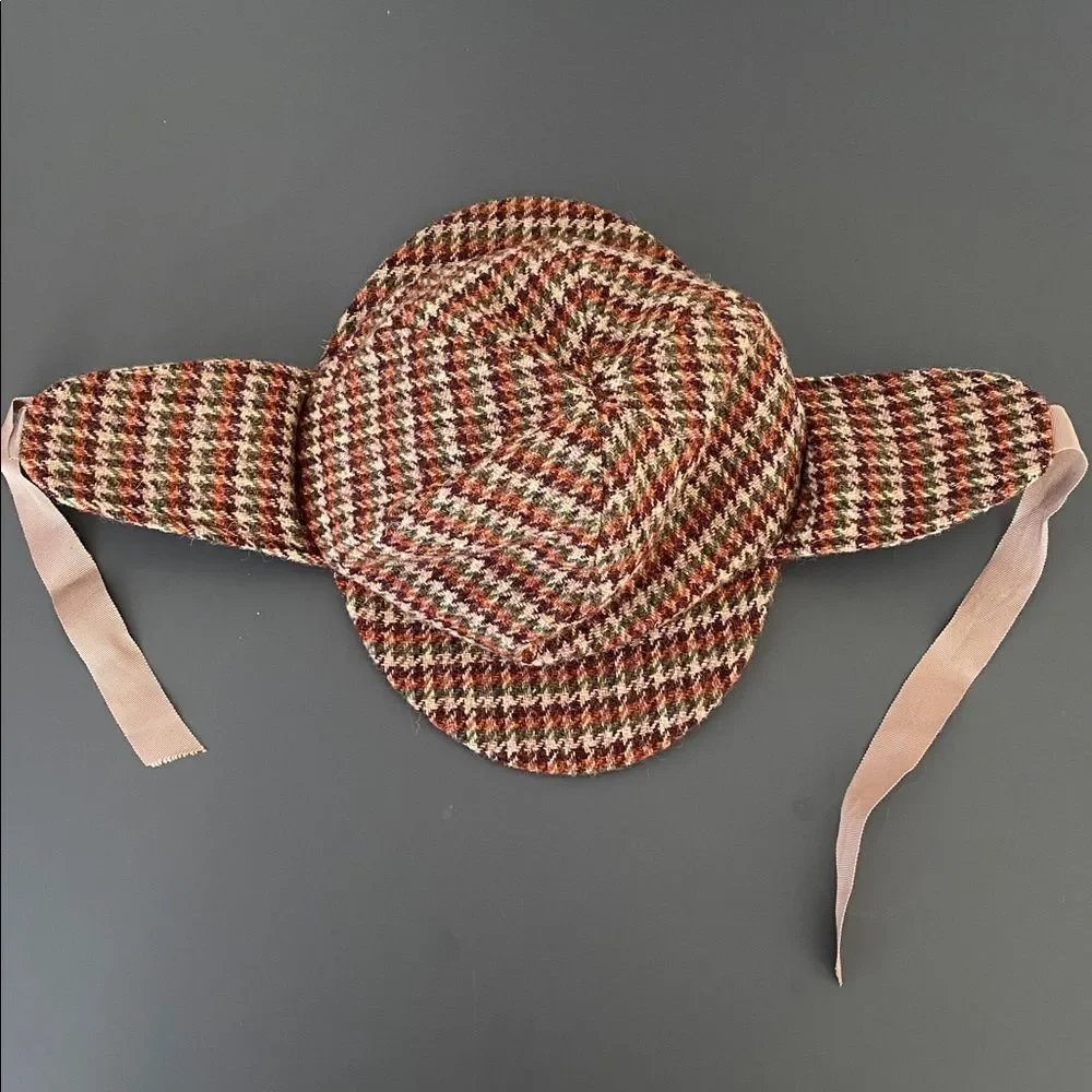Vintage Tweedmill Wool Deerstalker 'Sherlock Holmes' Hat British-mad Unisex